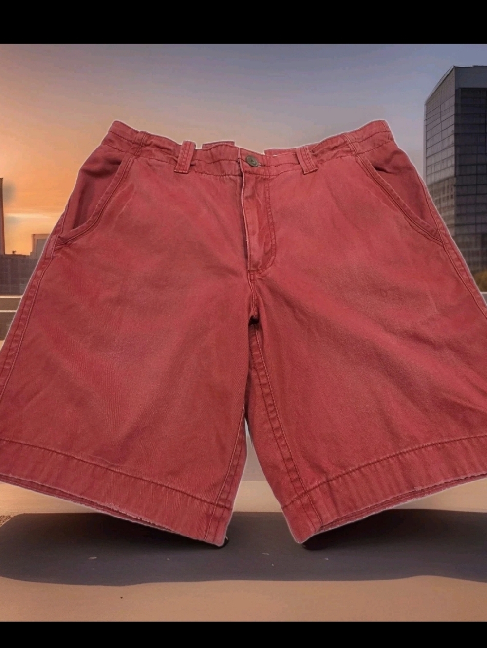 Aeropostale Mens Size 34 Red Shorts New With TagsWaist-17" across Inseam-8.5"